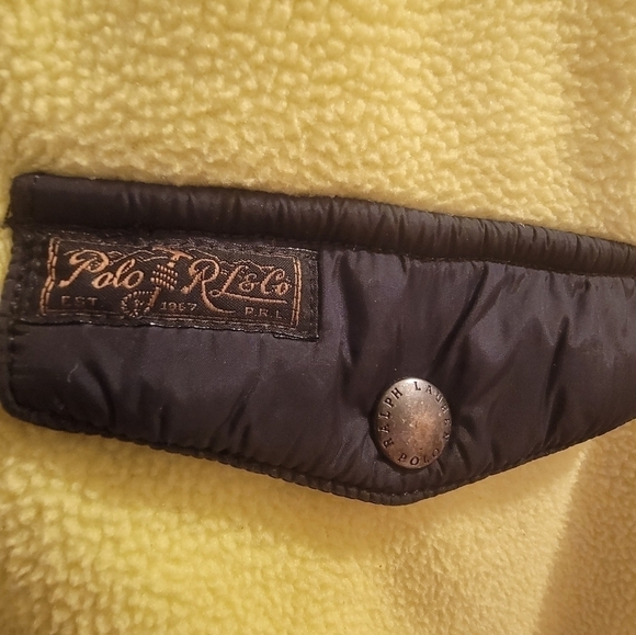 Ralph Lauren Polo Vintage Y2K Yellow Lime Pullover Size Large - Picture 7 of 7